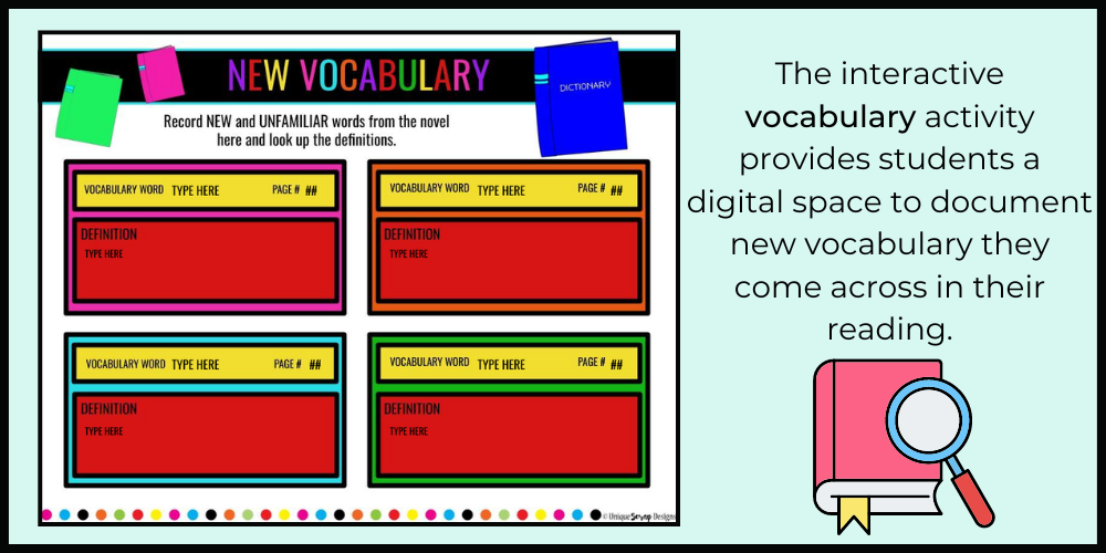 Novel Study Activities For Any Book