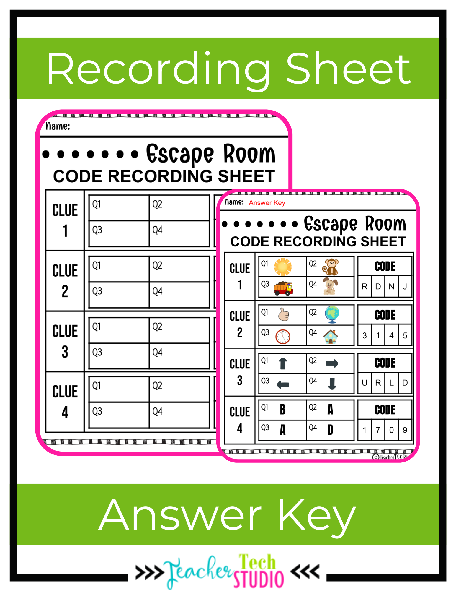 Editable DIY Escape Room Template