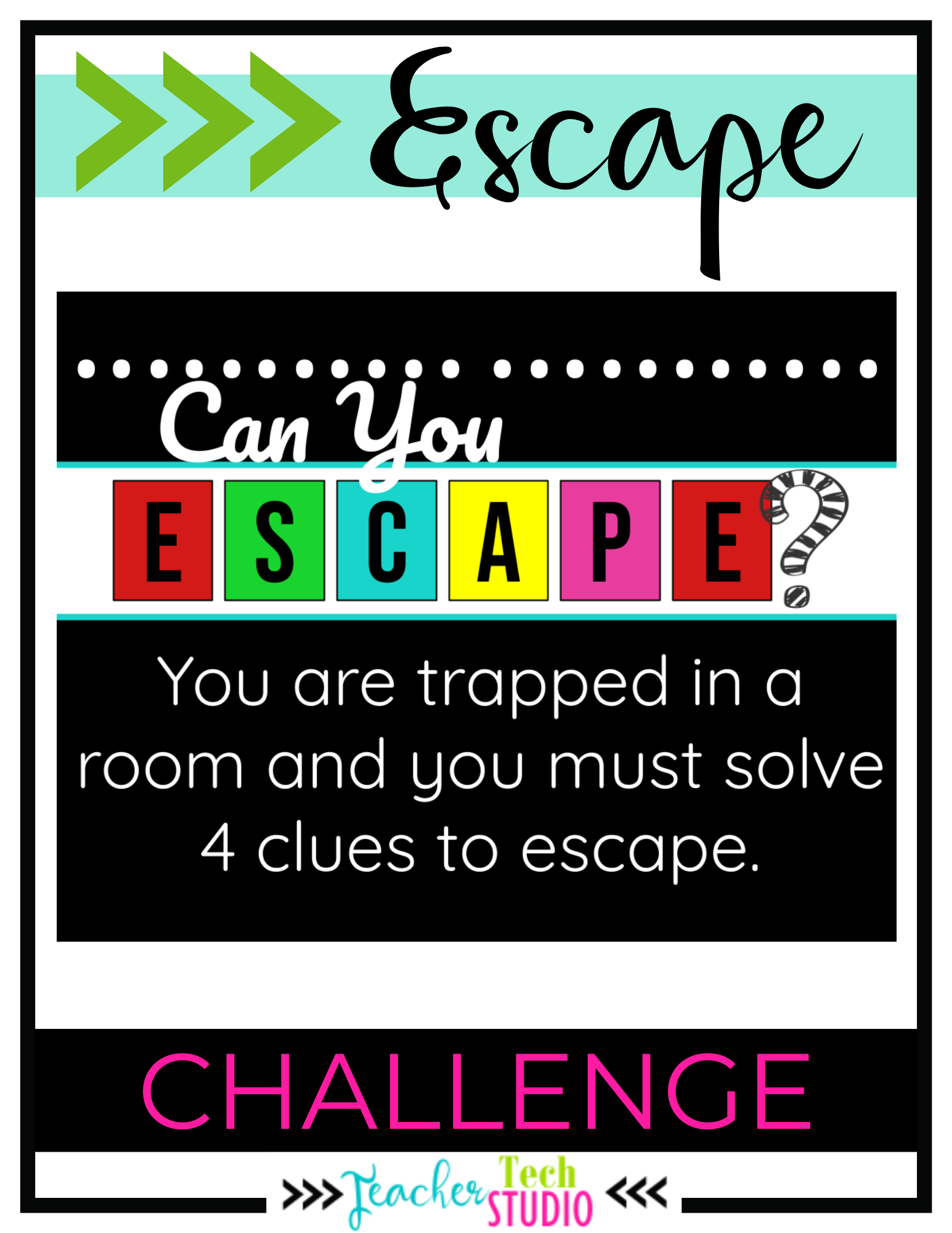 Editable DIY Escape Room Template