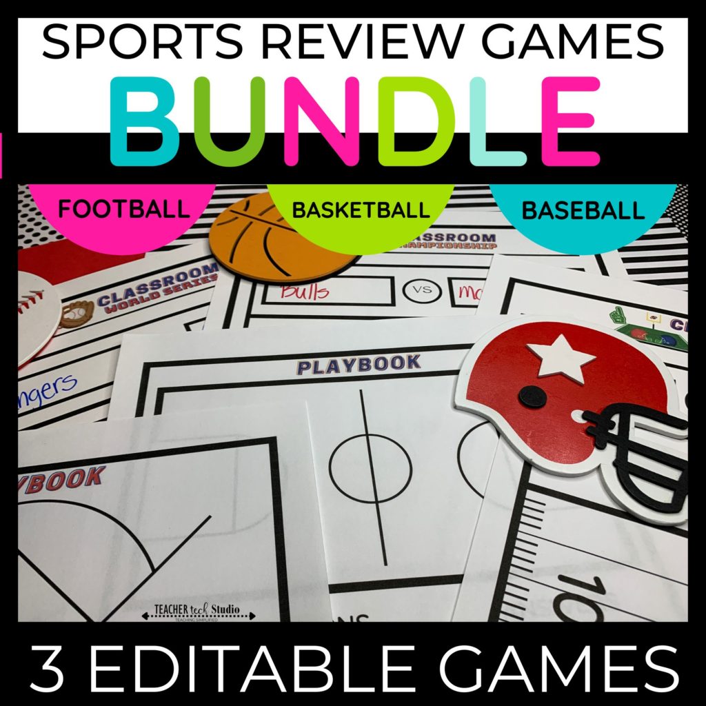 sports review games templates