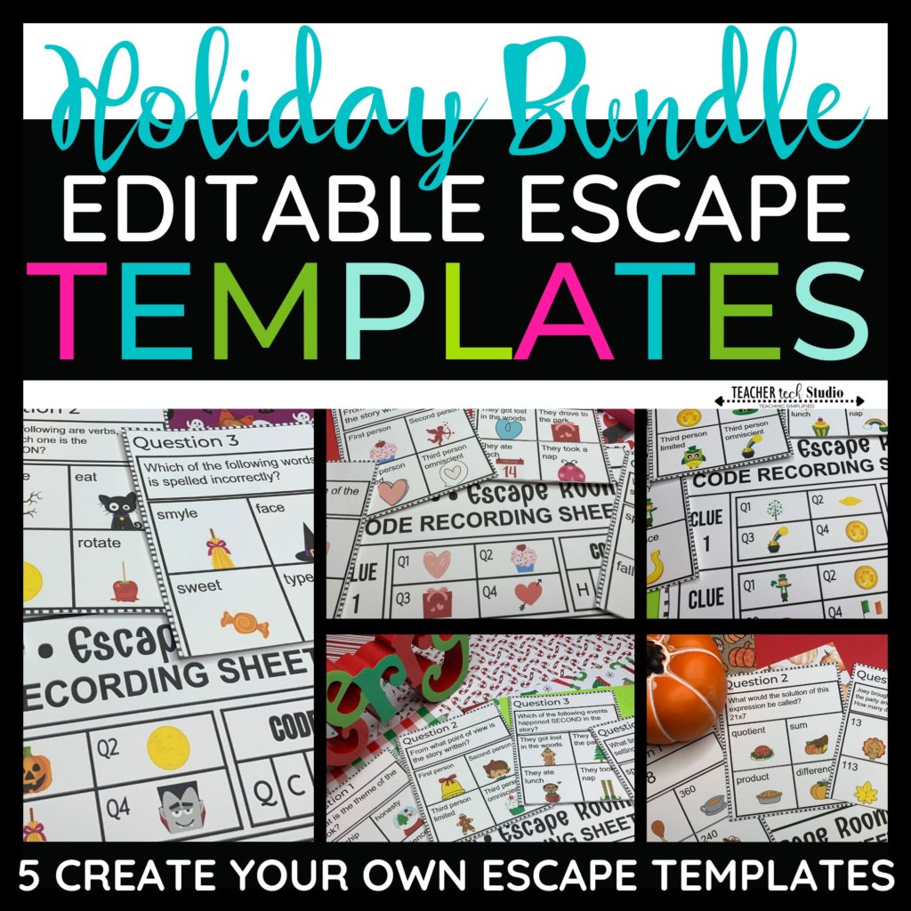 escape room templates